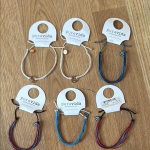 6 Puravida Bracelets